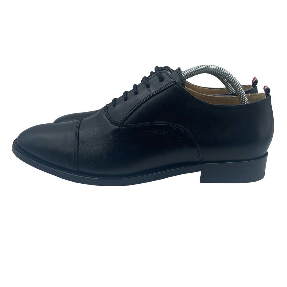 El Ganso Black Morning Coat Oxford Dress Shoes Leather Bovine Mens 43 9.5 9